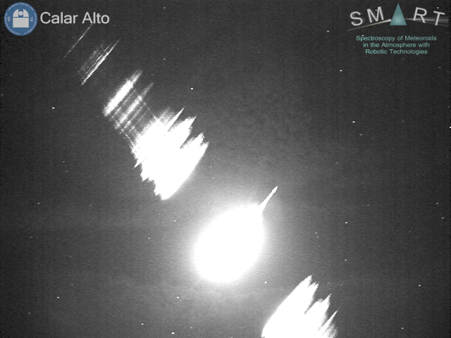 meteor trails
